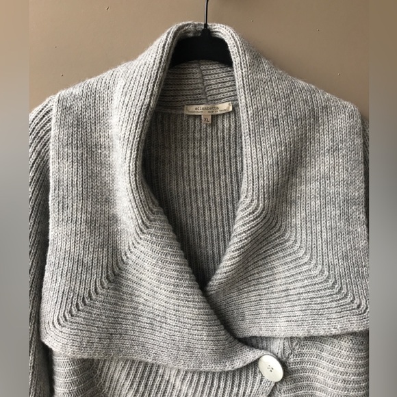 Elisabetta Collection Gray Alpaca Blend Sweater Sz XL - Picture 2 of 7